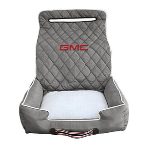 Seat Armour Grey Pet Bed w/GMC Logo