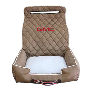 Seat Armour Tan Pet Bed w/GMC Logo