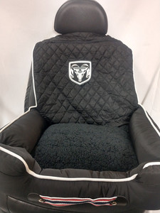Seat Armour Black Pet Bed w/RAM Logo