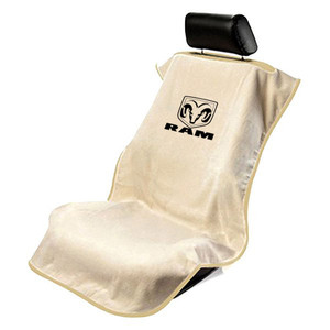 Seat Armour Tan Terry Cloth Seat Cover w/RAM Logo