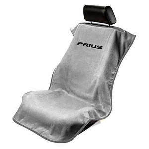 Seat Armour Grey Terry Cloth Seat Cover w/Prius Logo