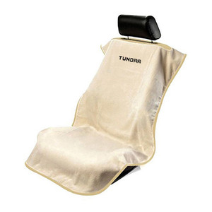 Seat Armour Tan Terry Cloth Seat Cover w/Tundra Logo