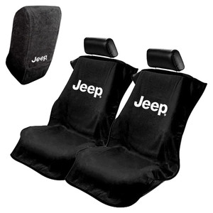 Seat Armour Seat/Console Cover Kit w/Jeep Logo for 2021-23 Jeep Grand Cherokee L