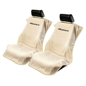 Seat Armour Tan Terry Cloth Set of 2 Seat Covers w/4Runner Logo