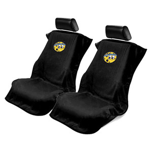 Seat Armour Black Terry Cloth Set of 2 Seat Covers w/PickleHead Logo