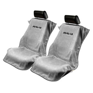 Seat Armour Grey Terry Cloth Set of 2 Seat Covers w/RAV4 Logo