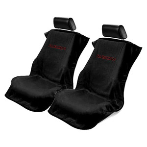 Seat Armour Black Terry Cloth Set of 2 Seat Covers w/Rubicon Logo