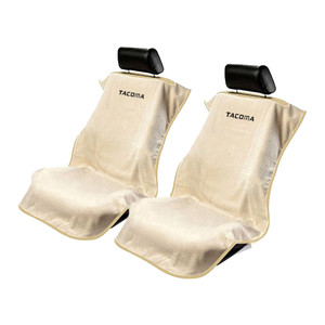 Seat Armour Tan Terry Cloth Set of 2 Seat Covers w/Tacoma Logo