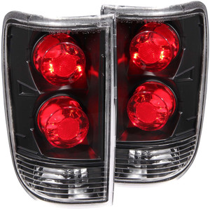 Black Clear Lens Tail Light Assembly for 1995-2005 Chevrolet S10 Blazer