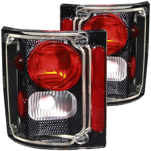 Carbon Clear Lens Tail Light Assembly for 1973-1991 GMC Jimmy