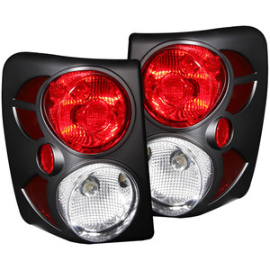 Black Clear Lens Tail Light Assembly for 1999-2004 Jeep Grand Cherokee