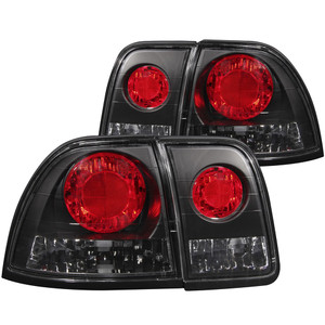 Black Clear Lens Tail Light Assembly for 1996-1997 Honda Accord
