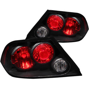 Black Clear Lens Tail Light Assembly for 2002-2003 Mitsubishi Lancer