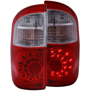 Chrome Red/Clear Lens Tail Light Assembly for 2004-2006 Toyota Tundra