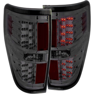 Chrome Smoke Lens Tail Light Assembly for 2009-2014 Ford F-150