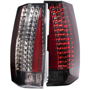 Chrome Smoke Lens Tail Light Assembly for 2007-2014 Chevrolet Suburban 1500