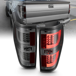 Black Smoke Lens Tail Light Assembly for 2009-2013 Ford F-150