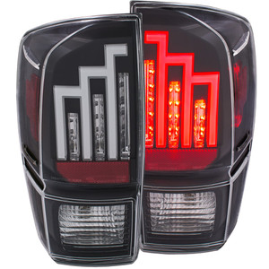 Black Clear Lens Tail Light Assembly for 2016-2023 Toyota Tacoma
