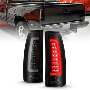 Black Smoke Lens Tail Light Assembly for 1992-99 Chevrolet C1500 Suburban [LED]