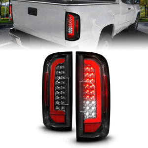 Black Clear Lens Tail Light Assembly for 2015-2020 GMC Canyon