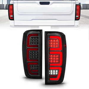 Black Smoke Lens Taillights for 19-23 GMC Sierra 1500 w/o Factory Incandescent
