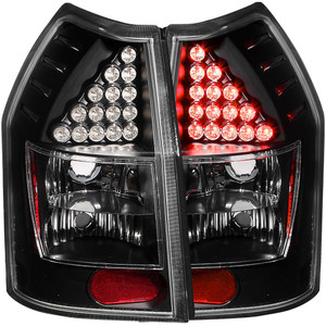 Black Clear Lens Tail Light Assembly for 2005-2008 Dodge Magnum