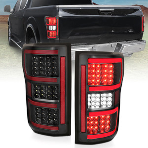 Black Clear Lens Tail Light Assembly for 2018-2020 Ford F-150 [LED]