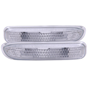 Chrome Clear Lens Side Marker Light Assembly for 1999-2000 BMW 323i