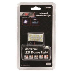 Universal Bolt-On 1.5"x0.75" 12V Dome Light Bulb w/8 LEDs
