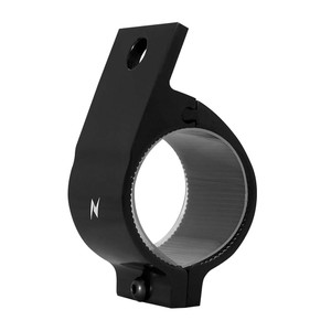 Black Aluminum Anodize Coated 2.5" Fog Light Mounting Clamps Pair