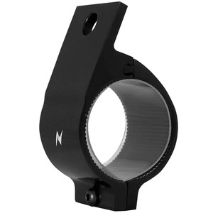Black Aluminum Anodize Coated 3" Fog Light Mounting Clamps Pair