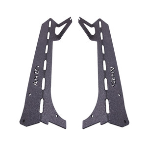 Windshield Mounting Brackets Pair for 1997-06 Jeep Wrangler (For 52" Light Bar)