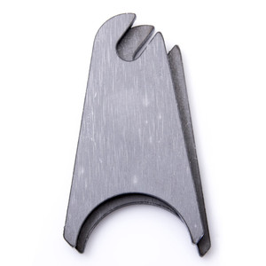 1.75" Radius Laser Cut Weldable Steel Slotted Mounting Tabs Pair