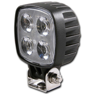 Bolt-On 3"x 3" Rectangular Clear Lens Off Road LED Spot Light