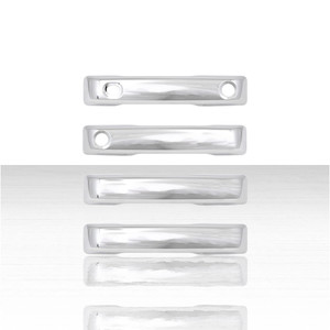 Set of 4 Door Handle Covers w/ Smart Key for 2023-2025 Ford F-350 - Chrome