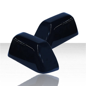 Set of 2 Clip-On Mirror Covers for 2017-2025 Ford F-350 XL - Gloss Black