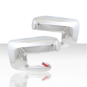 Set of 2 Mirror Covers for 2021-2025 Ford F-150 XLT - Chrome