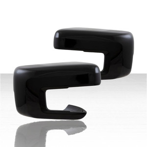Set of 2 Mirror Covers for 2021-2025 Ford F-150 XLT - Gloss Black