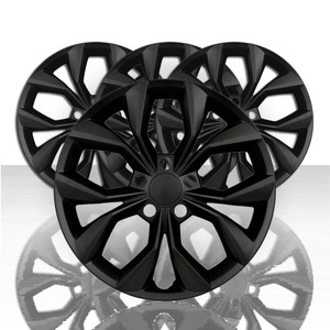 Set of 4 17" 10 Spoke Push-On Wheel Covers for 23-25 Honda CR-V LX - Gloss Black