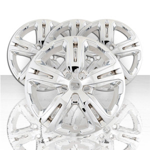 Set of 4 17" 5 Double Spoke Snap-On Wheel Skins for 2023-24 GMC Terrain - Chrome