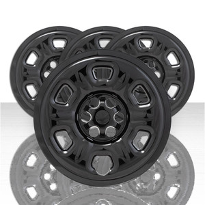Set of 4 16" 6 Spoke Wheel Skins for 2024-2025 Nissan Frontier SL - Gloss Black