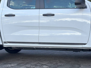 6p LuxuryFX 2 3/8" Body Side Molding Accent Trim for 24-25 Ford Ranger SuperCrew