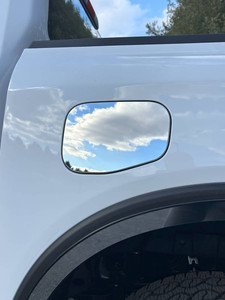 1pc Luxury FX Polished Gas Door Cover Trim for 2024-2025 Ford Ranger Super Crew