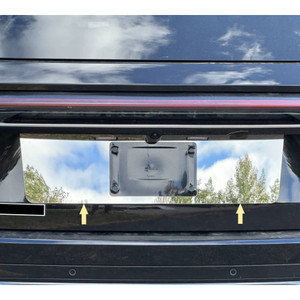 1pc Luxury FX Polished License Plate Bezel for 2024-2025 Lincoln Nautilus