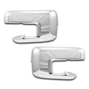 2pc Luxury FX Chrome Mirror Cover Set for 2021-2025 Ford F-150 w/Turn Signal