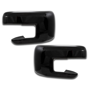 2pc Luxury FX Gloss Black Mirror Cover Set for 2021-25 Ford F-150 w/Turn Signal