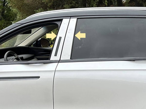 4pc Luxury FX Polished Pillar Post Trim for 2024-2025 Lincoln Nautilus