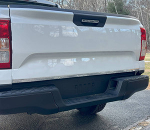 1pc Luxury FX Polished 1" Tailgate Accent Trim for 2024-2025 Ford Ranger