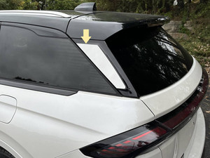 2pc Luxury FX Polished Rear Window Trim for 2024-2025 Lincoln Nautilus