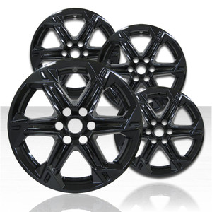 18" Gloss Black Wheel Skins for 2023-2024 Chevy Blazer Base/2LT/3LT (Set of 4)
